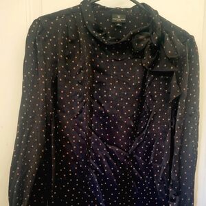 Worthington Black Brown Polkadot